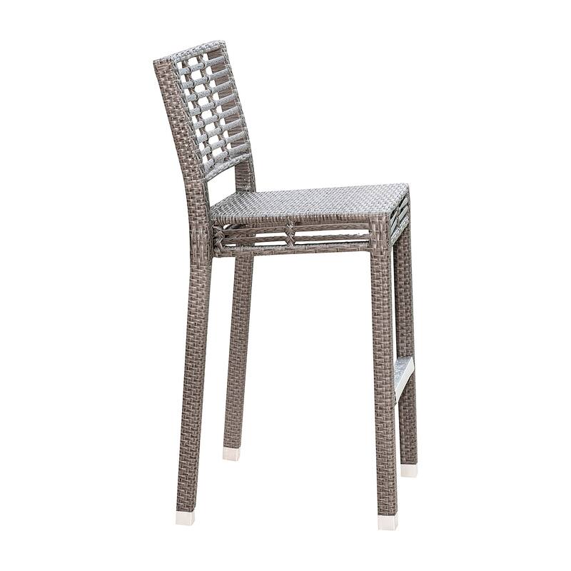 Panama Jack Graphite Set of 2 Stackable Barstools
