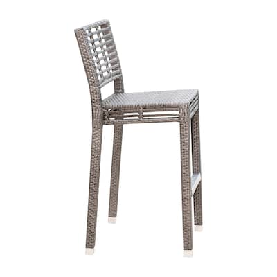 Panama Jack Graphite Set of 2 Stackable Barstools