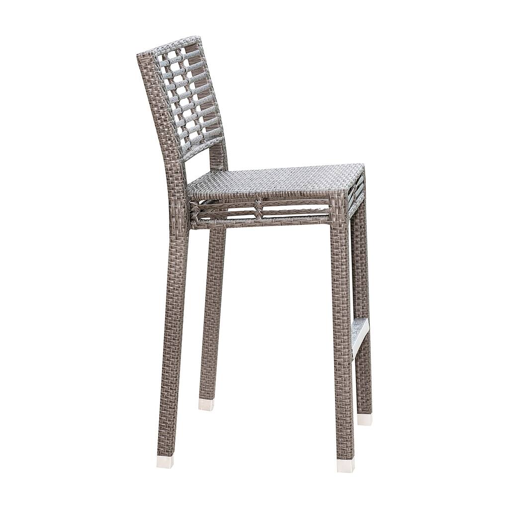 Panama Jack Graphite Set of 2 Stackable Barstools