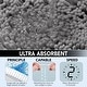 preview thumbnail 78 of 134, Deconovo Chenille Bath Rugs - Thick Plush Microfiber, Non-Slip Washable Bathroom Mats