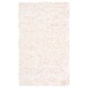 preview thumbnail 2 of 0, SAFAVIEH Handmade Paris Shag Danara 2.5-inch Thick Rug - Ivory - 5' Square