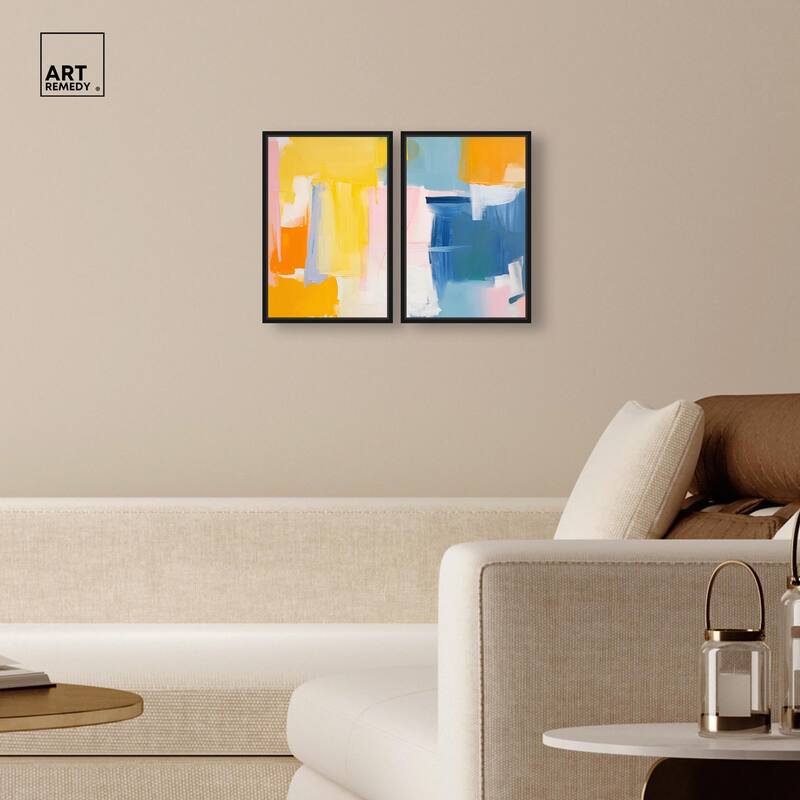 Skyward Radiance I Canvas Set of 2 by Art Remedy