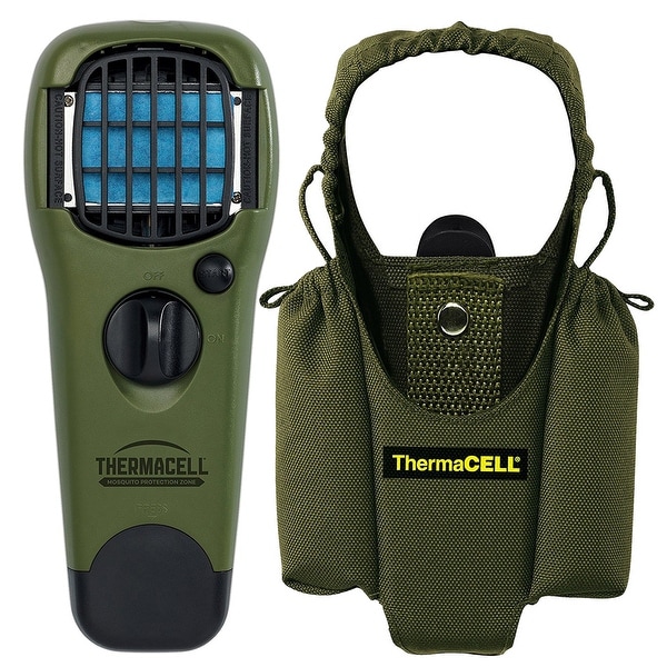ThermaCELL Mosquito Repellent Outdoor Repellent Device & MR-HJ Holster (Olive)