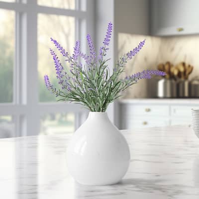 Artificial Lavender Floral Sprays - 14" - Purple - Set of 6