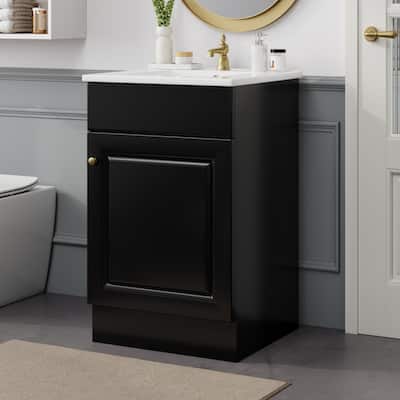 20" Bathroom Vanity Set with Adjustable Shelves