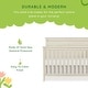 preview thumbnail 4 of 4, SweetPea Baby Bayfield Convertible Crib - Glazed Brush White