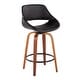 preview thumbnail 8 of 42, Carson Carrington Svellingen Counter Stool with Round Black Footrest (Set of 2) - N/A