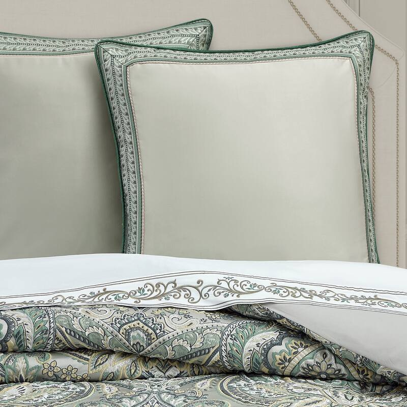 J. Queen New York Nico Euro Sham - Spa - Euro Square