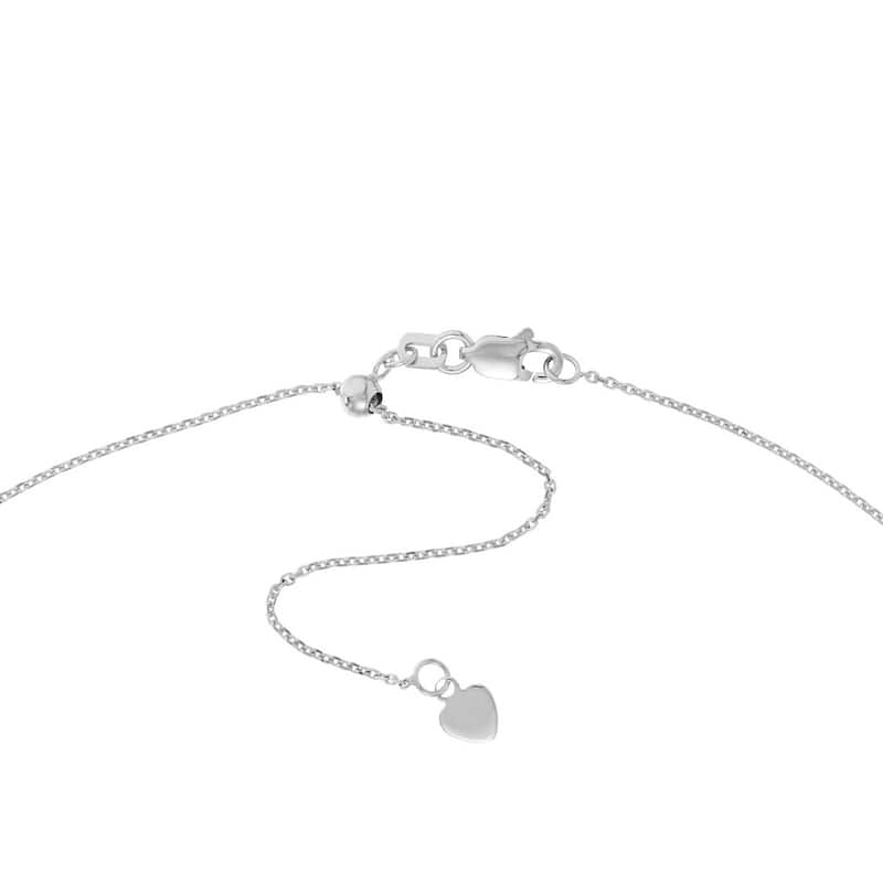 Curata 925 Sterling Silver Rhodium, Yellow and Rose Gold Plated 22" 1.25mm Adjustable Square Wheat Chain Necklace
