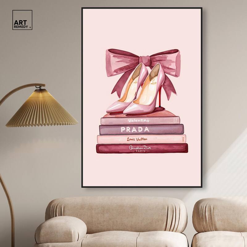 Stack of Fashion Canvas by Art Remedy