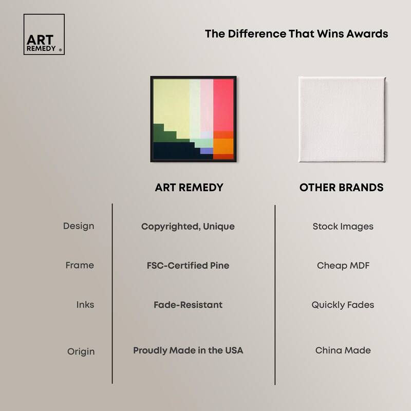 Rectilinear Rhapsody III Canvas by Art Remedy