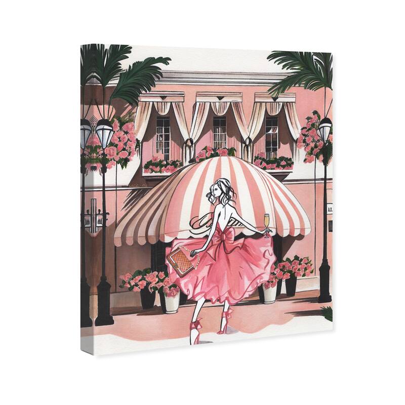 Wynwood Studio Fashion and Glam Total pink look Pink and Light Pink Glam Wall Art Canvas Print