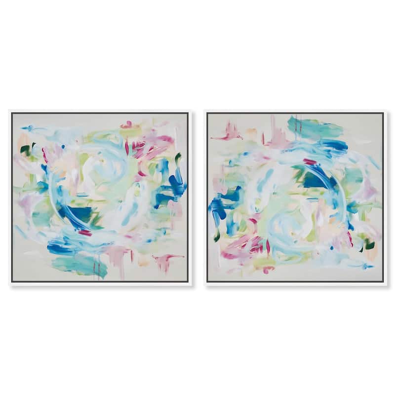 Adrift in Venice Canvas Coastal Prints by Art Remedy - 20" x 24" - Silver