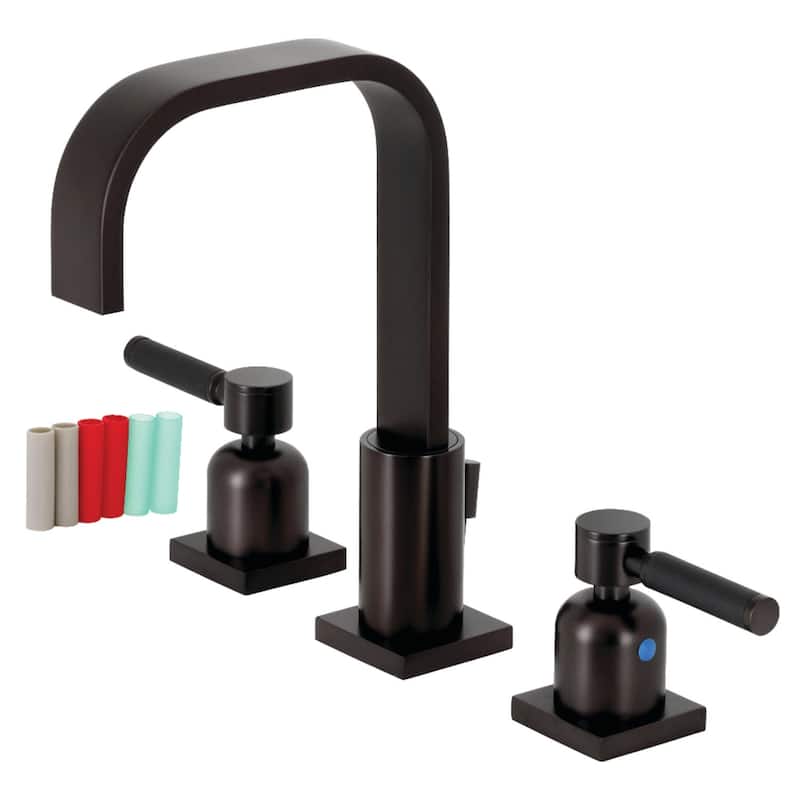 Kingston Brass Kaiser 1.2 GPM Widespread Bathroom Faucet with Pop-Up