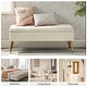 preview thumbnail 122 of 137, HULALA HOME Neptunus Modern 45.5" W Velvet Bedroom Storage Bench for End of Bed with Nailhead Trim