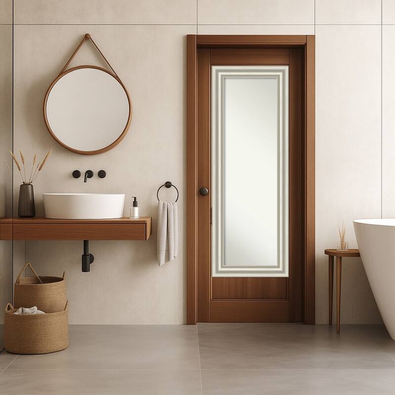 Sophia Non-Beveled Framed Full-Length On the Door Mirror