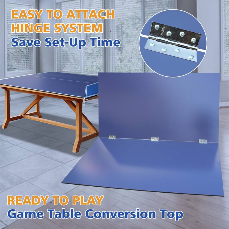Mid-Size Ping Pong Conversion Top Foldable