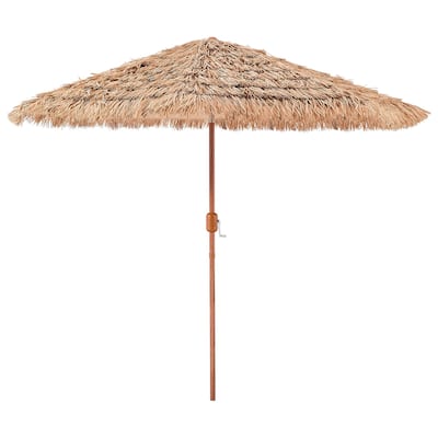 9ft Thatched Patio Umbrella with Adjustable Tilt for Outdoor Shade - 108” x 6” x 93.6”