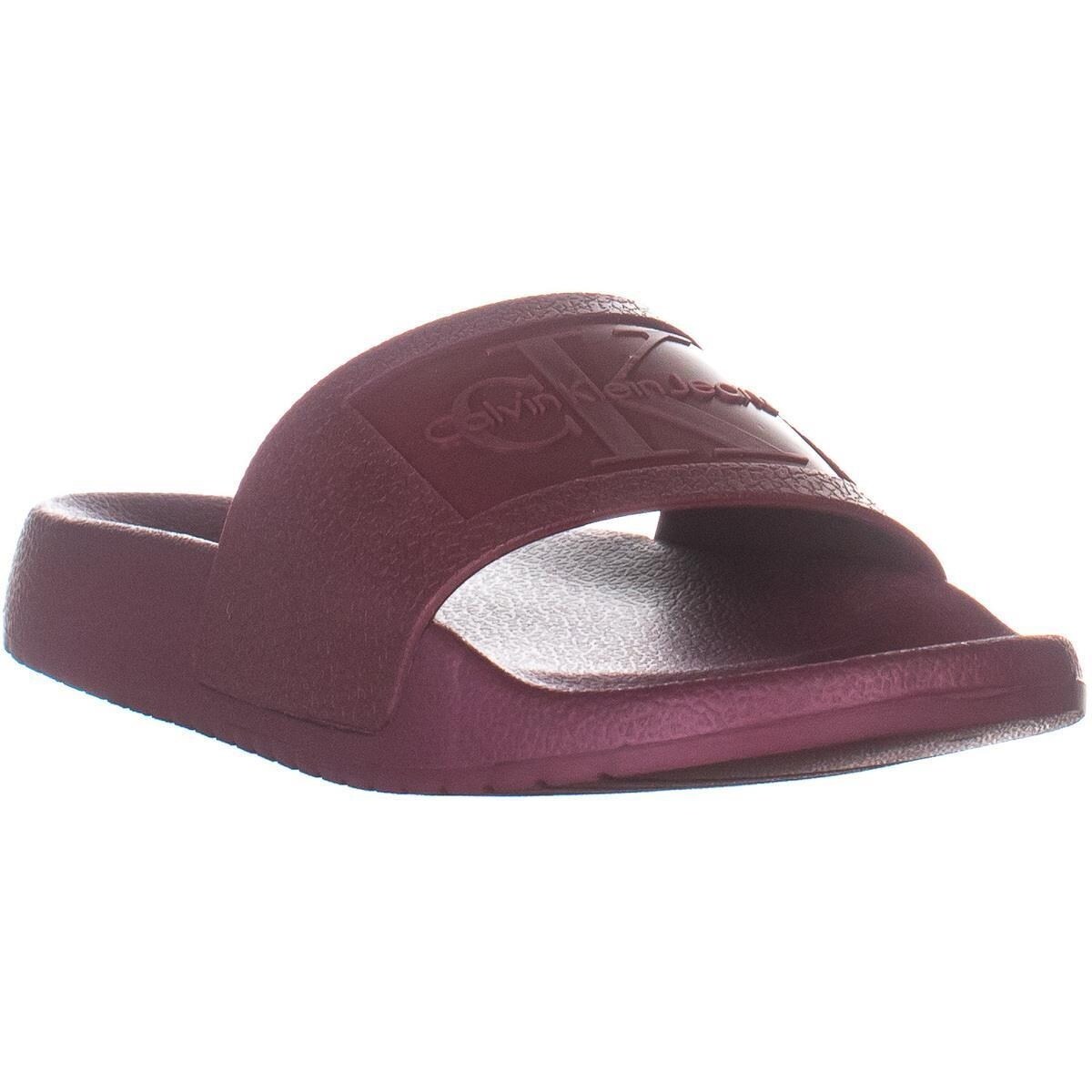 calvin klein jelly sandals