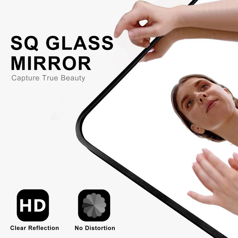 2 Pack Rectangle Vanity Mirror Wall Mirror