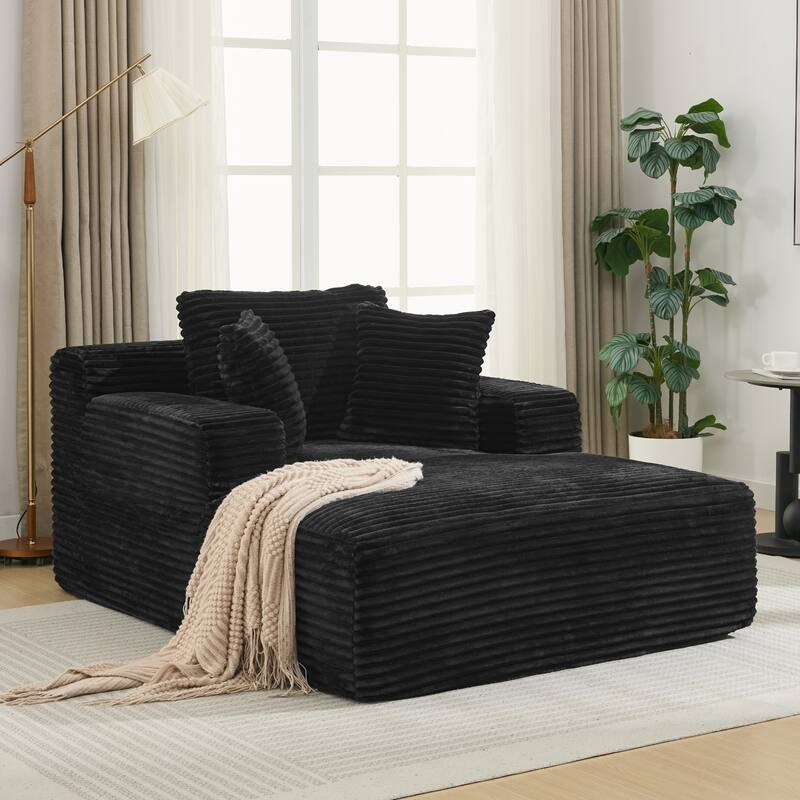 48.8″ 2-Seater Sleeper Sofa with Removable Pillows for Living Room/Bedroom
