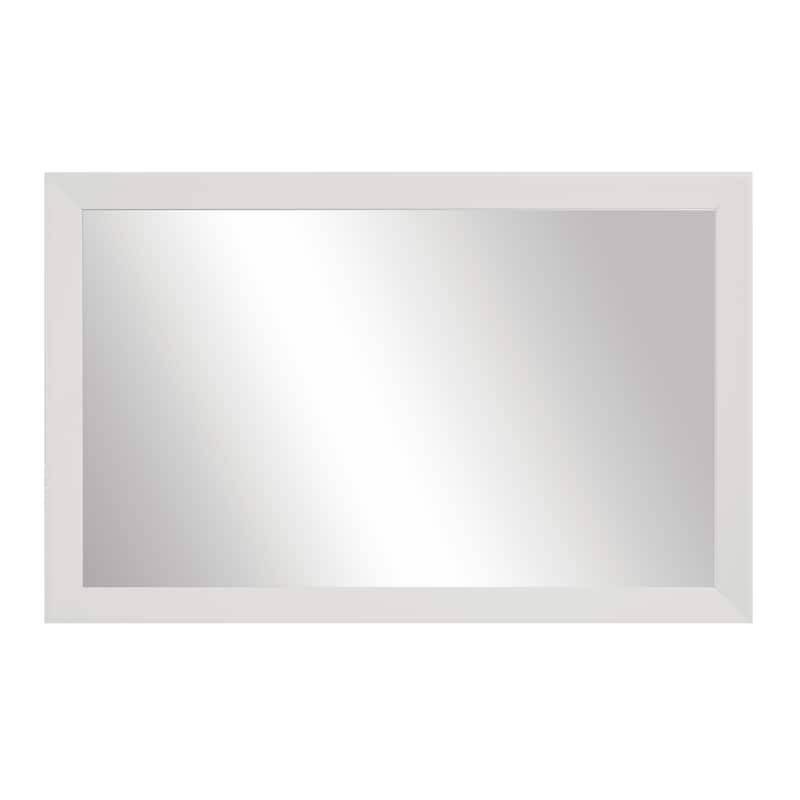 Frame My Mirror White Framed Vanity Mirror, LaRue Design