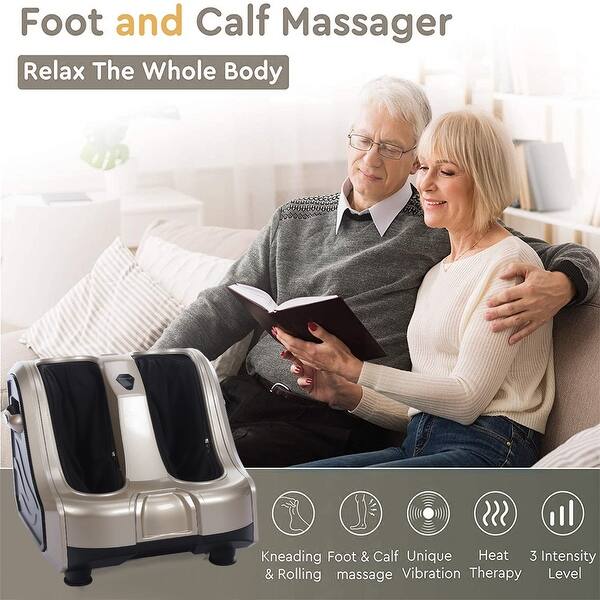 does water based lubricant expire Costway Foot & Calf Massager Vibration Compression Electric Leg Massager  Machine with Heat Red Red/Black COST01980
