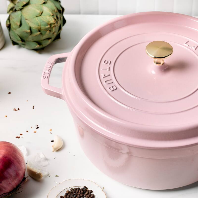 STAUB Cast Iron 5.5-qt Round Cocotte