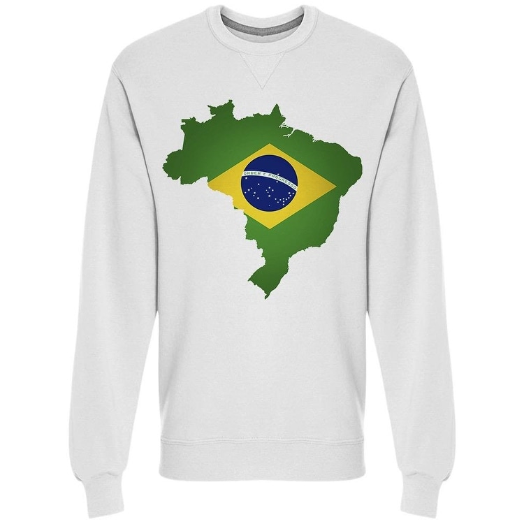 National Flag Brazil Sweatshirt Men's -Image by Shutterstock