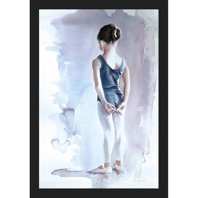First Day at Ballet Framed Poster