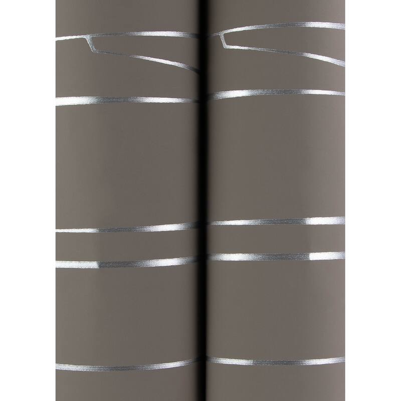 A-Street Prints Huntington Chocolate Geometric Stripe Wallpaper