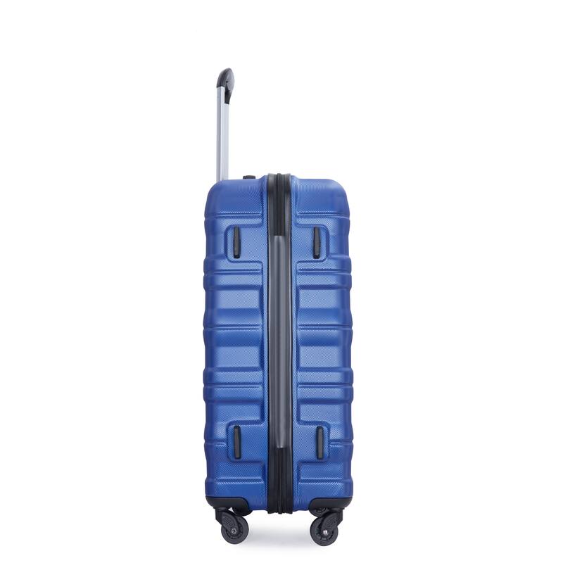 3 Piece PC Expandable Luggage Sets, Modern Lightweight Durable Suitcase with TSA Lock, Two Hooks and Spinner Wheels