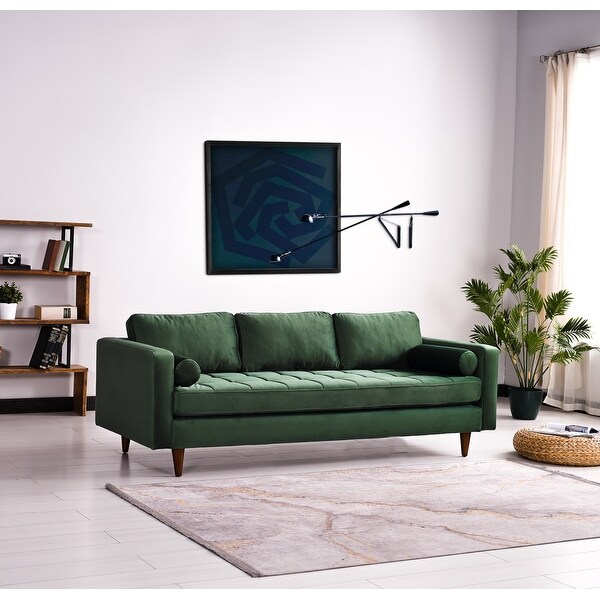 Overstock velvet couch clearance