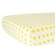 preview thumbnail 1 of 1, Hello Spud Sunshine Fitted Crib Sheet - 52"x 28" x 9" Yellow