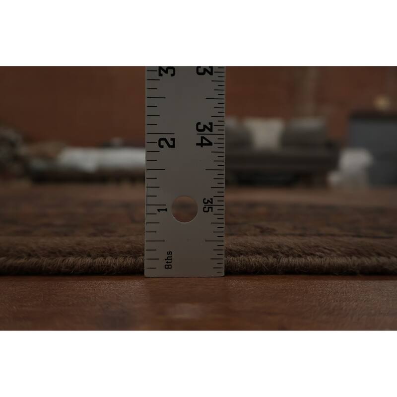 Hand Knotted Oriental 100% Wool Carpet Traditional Geometric Pink Bokhara Area Rug - 6' 4'' X 4' 4''