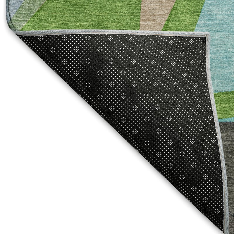 Premium Washable Super Soft Abstract Mosaic Mayfield Rug