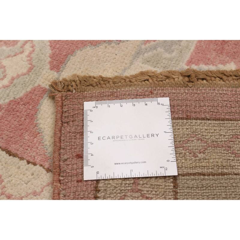 ECARPETGALLERY Hand-knotted Oushak Copper Wool Rug - 9'1 x 11'10