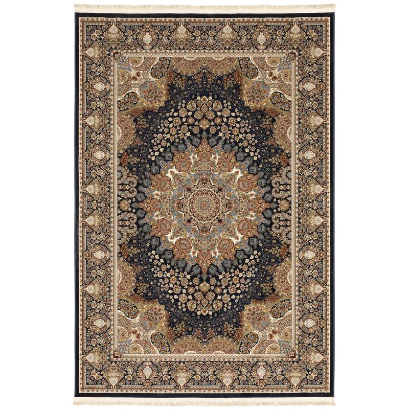 HomeRootsMedallion Traditional Rectangle Area Rug