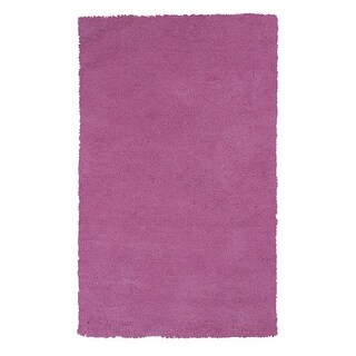 8' x 11'  Rose Pink Mauve Shag Area Rug
