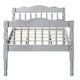 preview thumbnail 9 of 8, Classic Rectangular Design Twin over Twin Bunk Bed-Blue