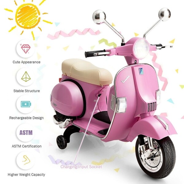 purple motorcycle for kids