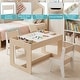 preview thumbnail 12 of 21, Costway Multifunctional Kids Table & 2 Chairs Set with Removable - See Details