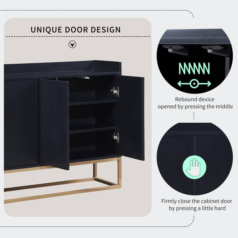 Sideboard Elegant Buffet Cabinet with Large Storage Space