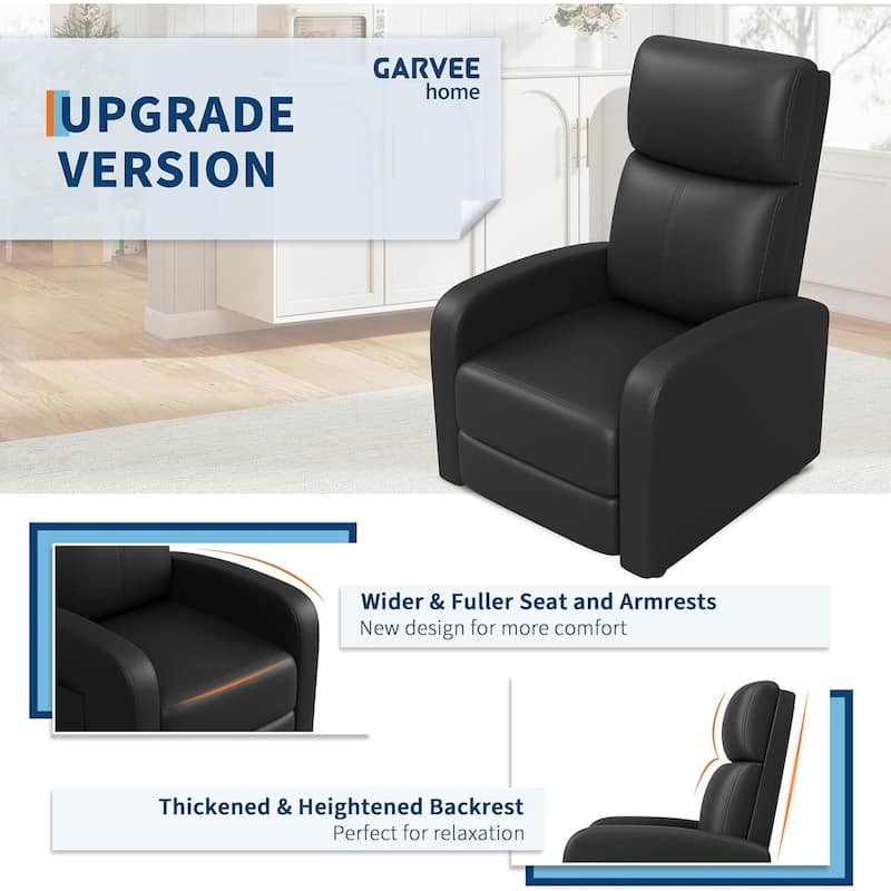 Ergonomic Adjustable Single Recliner Sofa Chair for Living Room, Home