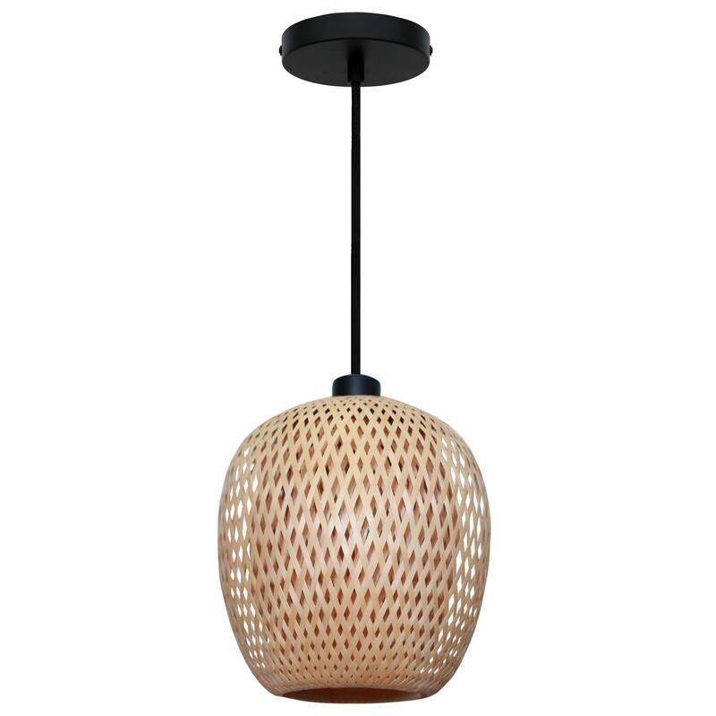 Trans Globe Bernice 1 Light Pendants in Natural