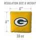 preview thumbnail 2 of 3, Green Bay Packers NFL Dual Sided Pro Stop & Slide Cornhole Bags