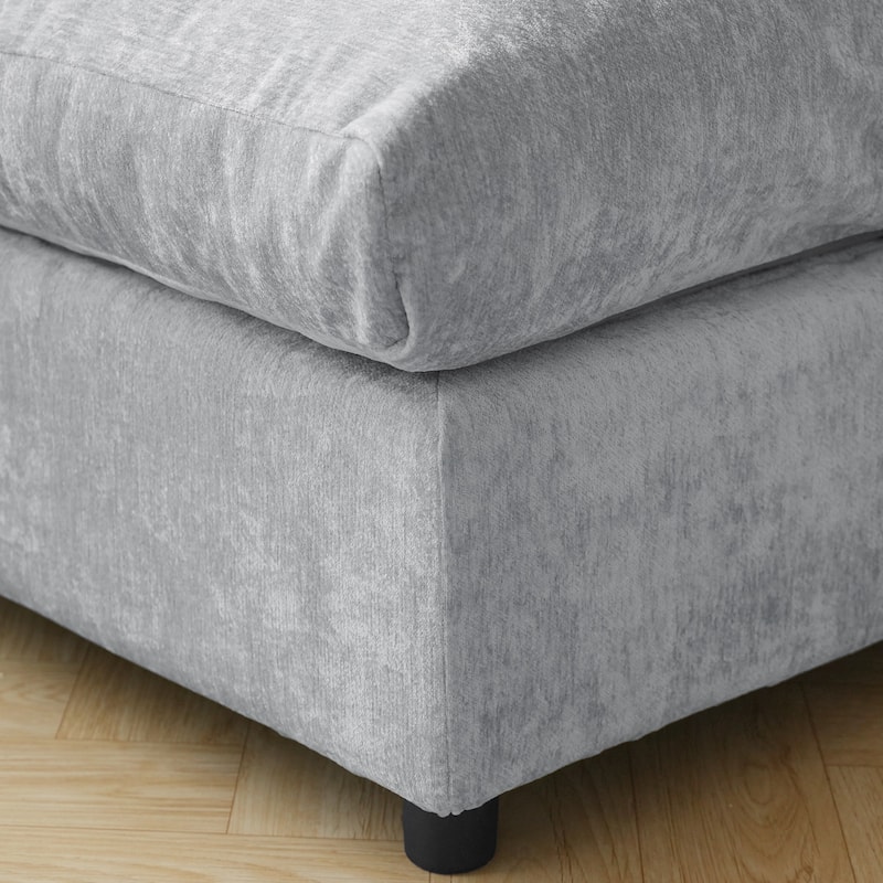 Cloud Couch Modular Sectional Sofa,100.5" V Shaped Couch,5 Seater for Living Room Set,Covers Washable&Replaceable