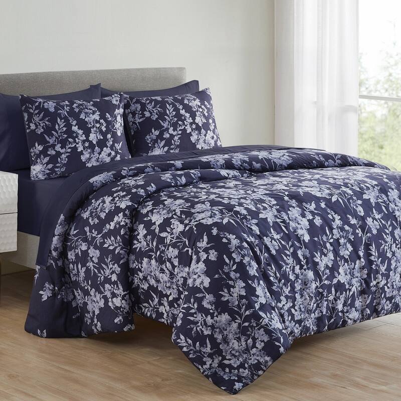 Wonderful Sophia 5-Piece Floral Pattern Comforter Set