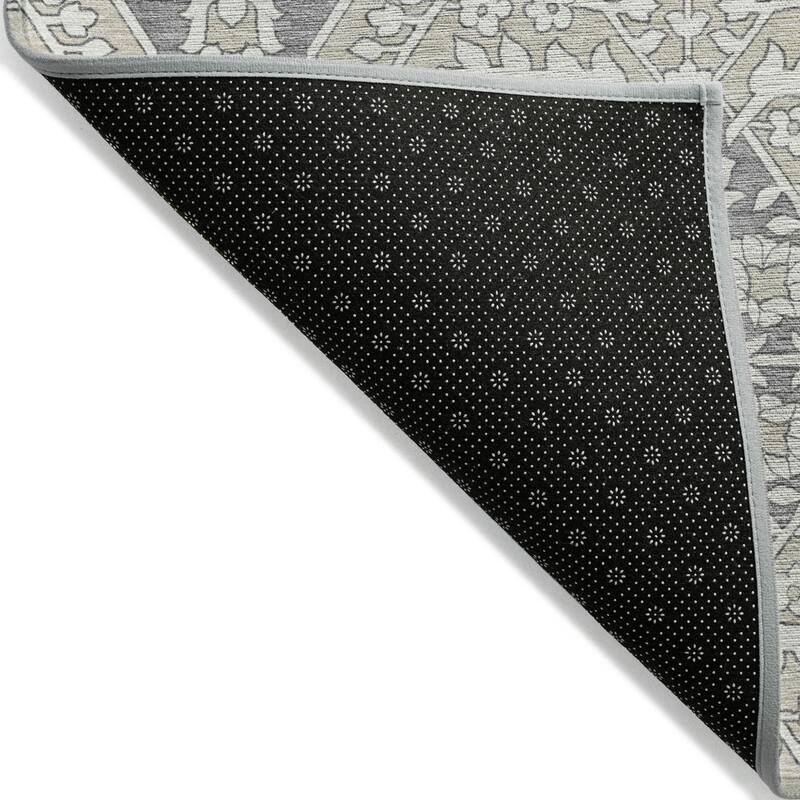 HomeRoots Floral Transitional Rectangle Outdoor Rug