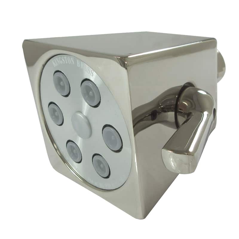 Monarch 2.8-Inch Brass Square Shower Head - Polished Nickel